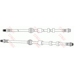 Flexible de frein TRW PHB692 pour FORD GALAXY, MONDEO, S-MAX OE 1379911 TRW