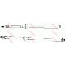 Flexible de frein TRW PHB694 pour FORD KUGA OE 1501841 TRW