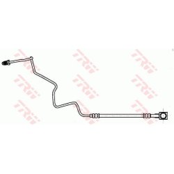 Flexible de frein TRW PHD1040 pour SEAT, SKODA, VW OE 6Q0611763K TRW