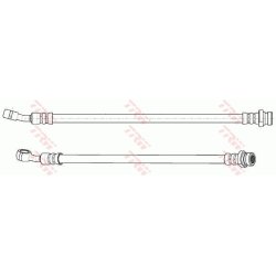 Flexible de frein TRW PHD1060 pour KIA CEE'D, PRO OE 58737-1H500 TRW