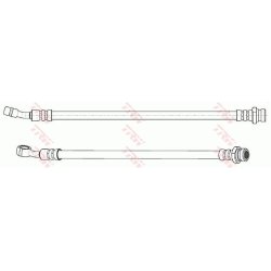 Flexible de frein TRW PHD1061 pour KIA CEE'D, PRO OE 58737-1H300 TRW
