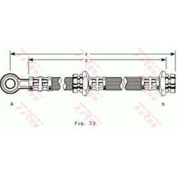 Brake Hose TRW PHD112 OE Ref 46210-01B10