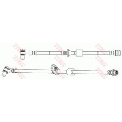 Flexible de frein TRW PHD1140 pour MITSUBISHI COLT OE 4605A784 TRW