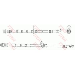 Flexible de frein TRW PHD1145 pour FORD FIESTA OE 1522923 TRW
