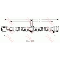 Flexible de frein TRW PHD197 pour HONDA PRELUDE OE 46430-SF1-003