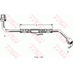 Brake Hose TRW PHD249 OE Ref 86VB-2078-BC