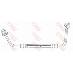 Flexible de frein TRW PHD252 pour FORD, MERCEDES TRANSIT, SL OE 86VB-2078-EA TRW