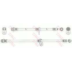 Flexible de frein TRW PHD254 pour HONDA, ROVER CONCERTO, 200, 400 TRW