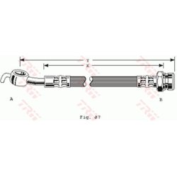 Brake Hose TRW PHD290 OE Ref 5 62 355
