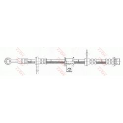 Flexible de frein TRW PHD369 pour HONDA PRELUDE OE 46410-SS0-003 TRW