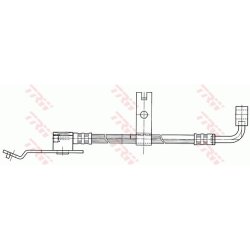 Flexible de frein TRW PHD402 pour JEEP CHEROKEE, GRAND WRANGLER, référence d'origine 52008674 TRW