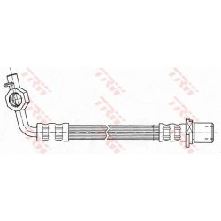 TRW Tuyau de frein PHD403 pour TOYOTA LITEACE OE 90947-02484 TRW