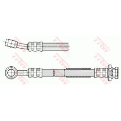 Flexible de frein TRW PHD450 pour SUZUKI JIMNY OE 51540-81A00 TRW