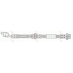 Flexible de frein TRW PHD487 pour NISSAN ALMERA OE 46210-4U200 TRW