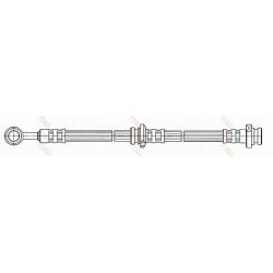 Flexible de frein TRW PHD488 pour NISSAN ALMERA OE 46214-4U001 TRW