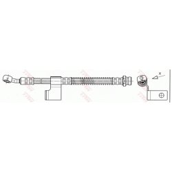 Brake Hose TRW PHD530 OE Ref 58732-17000