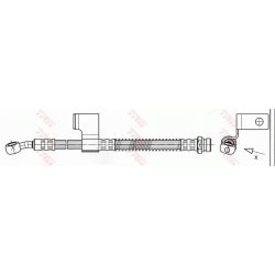 Brake Hose TRW PHD531 OE Ref 58731-17000