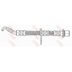 Flexible de frein TRW PHD568 pour DAIHATSU CHARADE, GRAN OE 90049-22145-000 TRW