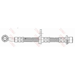 Flexible de frein TRW PHD589 pour HONDA LOGO OE 01465-S2G-000 TRW