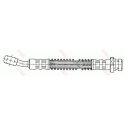 Flexible de frein TRW PHD608 pour HYUNDAI SONATA OE 58731-34001