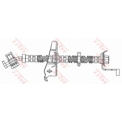 Flexible de frein TRW PHD638 pour LAND ROVER DISCOVERY OE SHB101190 TRW