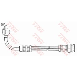Flexible de frein TRW PHD649 pour MAZDA MX-5 OE NA01-43-990 TRW
