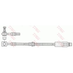 Flexible de frein TRW PHD674 pour VAUXHALL ASTRA, ZAFIRA OE 5562279 TRW