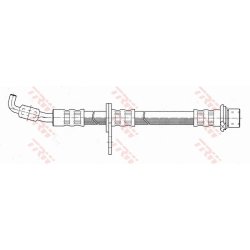 Flexible de frein TRW PHD691 pour TOYOTA COROLLA, SPRINTER OE 90947-02659 TRW