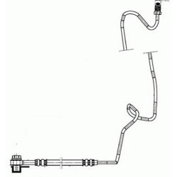 Brake Hose TRW PHD942 OE Ref 1J0 611 764 F
