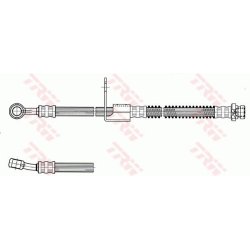 Brake Hose TRW PHD958 OE Ref 58732-25000