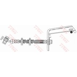 Flexible de frein TRW PHD963 pour LAND ROVER DISCOVERY OE SHB101170 TRW