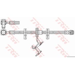 Flexible de frein TRW PHD966 pour MERCEDES CLASSE M OE A1634200848 TRW