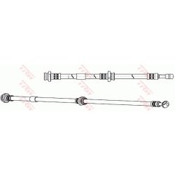 Flexible de frein TRW PHD968 pour NISSAN PRIMERA OE 46210-AV715 TRW