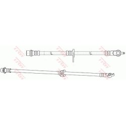 Flexible de frein TRW PHD985 pour TOYOTA ALPHARD, PREVIA OE 90947-02D29 TRW