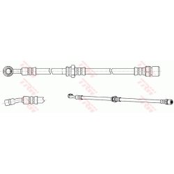 Brake Hose TRW PHD992 OE Ref 96397200