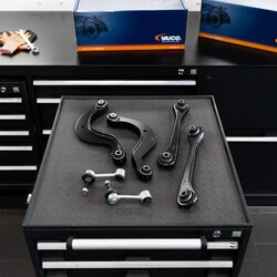 Kit de bras de suspension VAICO V10-3249 pour AUDI, SEAT, SKODA, VW VAICO