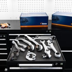 Kit de bras de suspension arrière VAICO V10-3952 pour AUDI, VW A4, A8, PASSAT VAICO