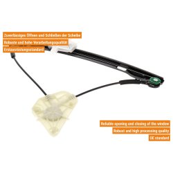 Lève-vitre V10-7613 pour SEAT, SKODA TOLEDO, RAPID OE 5JA839462 VAICO