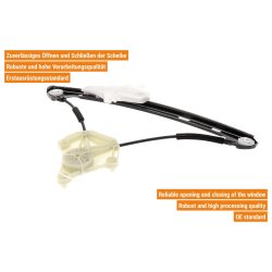 Lève-vitre V10-7623 pour VW GOLF OE 5G4839462B VAICO