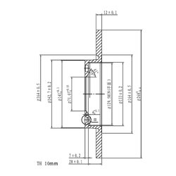 Disque de frein VAICO V22-40015 pour CITROËN, VAUXHALL, PEUGEOT OE 003642786 VAICO