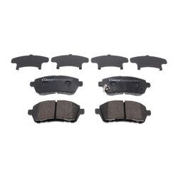 Kit de disques de frein VAICO V25-1509 pour FORD FIESTA OE 1892667 VAICO