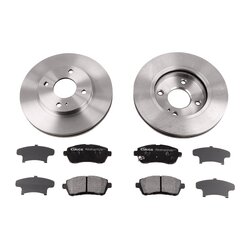 Kit de disques de frein VAICO V25-1509 pour FORD FIESTA OE 1892667 VAICO