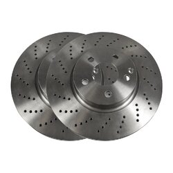 Brake Disc VAICO V30-80005 OE Ref A 204 421 10 12