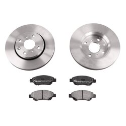 Kit de disques de frein VAICO V42-0872 pour CITROËN, PEUGEOT, TOYOTA VAICO