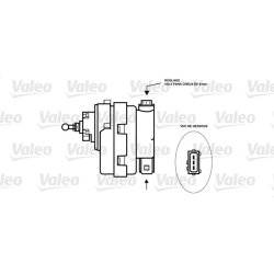 Actionneur de réglage de phare VALEO 085169 pour CITROËN, FIAT et plus encore... VALEO
