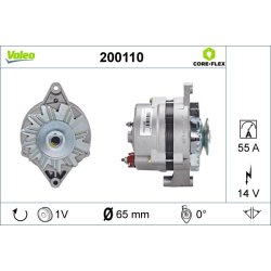 Alternator VALEO 200110 OE Ref 3472224