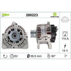 Alternator VALEO 200223 OE Ref 7711368728