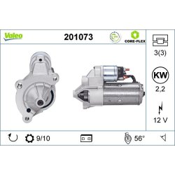 Démarreur VALEO 201073 pour CITROEN, FIAT, PEUGEOT OE 147548908