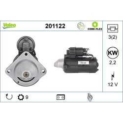 Starter Motor VALEO 201122 OE Ref 31367306