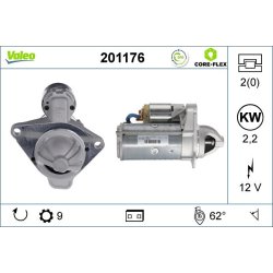 Starter Motor VALEO 201176